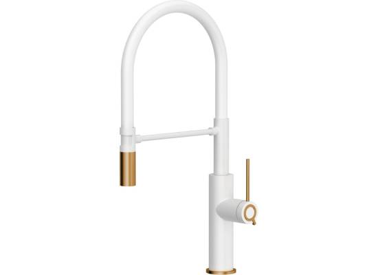 __WYSYŁKA 48H*__ | Bateria QUADRON GEMMA SNOW WHITE (biały) + MIEDŹ (3623501_WHMPVDC1)
