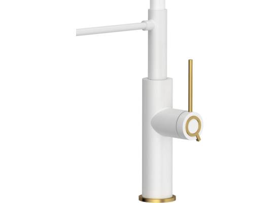 __WYSYŁKA 48H*__ | Bateria QUADRON GEMMA SNOW WHITE (biały) + ZŁOTY (3623501_WHMPVDG1)