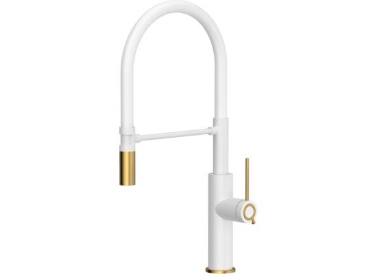 __WYSYŁKA 48H*__ | Bateria QUADRON GEMMA SNOW WHITE (biały) + ZŁOTY (3623501_WHMPVDG1)