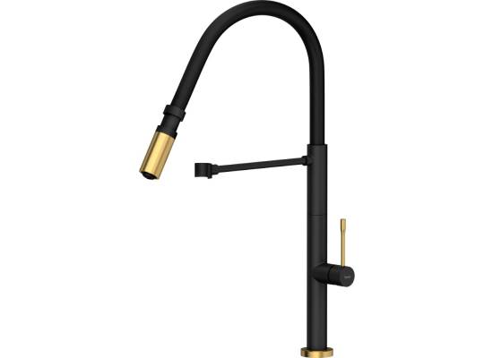 __WYSYŁKA 48H*__ | Bateria QUADRON MARGOT PURE CARBON (czarny mat) + ZŁOTY (3623502_BLMPVDG1)