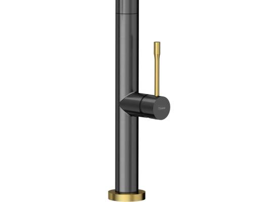 __WYSYŁKA 48H*__ | Bateria QUADRON FELICITY PULL-OUT GRAPHITE METAL (gun metal) + ZŁOTY (3623521_T1PVDG1)