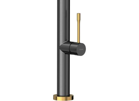 __WYSYŁKA 48H*__ | Bateria QUADRON HALEY GRAPHITE METAL (gun metal) + ZŁOTY (3623522_T1PVDG1)