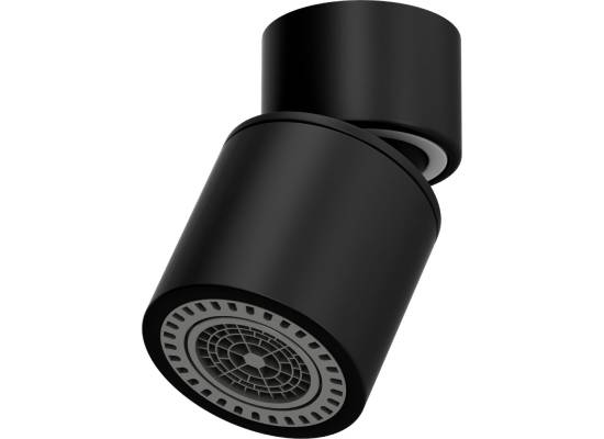 __WYSYŁKA 24H*^__ | Aerator QUADRON ruchomy dwufunkcyjny z funkcją prysznica PURE CARBON (czarny mat) (AER_3623500_BLM)