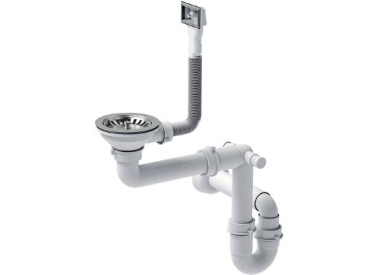 __WYSYŁKA 48H*__ | Zlew QUADRON ANTHONY 50 INOX (stal szczotkowana) (MF4444BS)