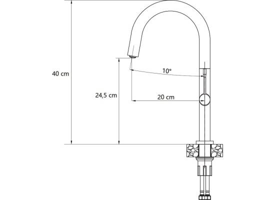 __WYSYŁKA 48H*__ | Bateria QUADRON HALEY GRAPHITE METAL (gun metal) + MIEDŹ (3623522_T1PVDC1)