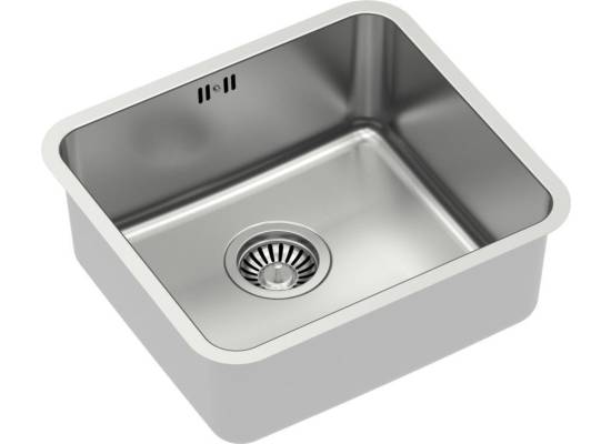 Zlew QUADRON NICOLAS INOX (stal szczotkowana) (KS1U4035BS_DBS)