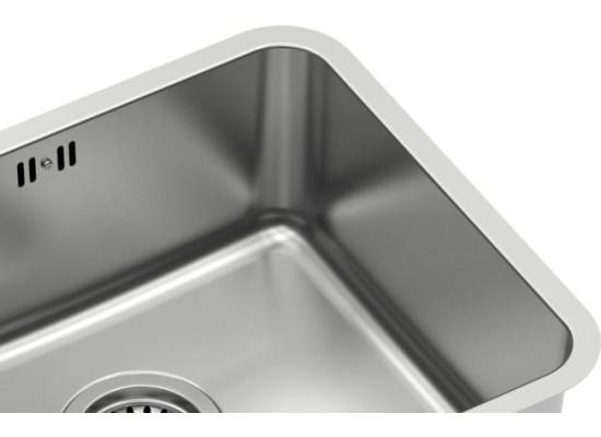 Zlew QUADRON NICOLAS INOX (stal szczotkowana) (KS1U4035BS_DBS)