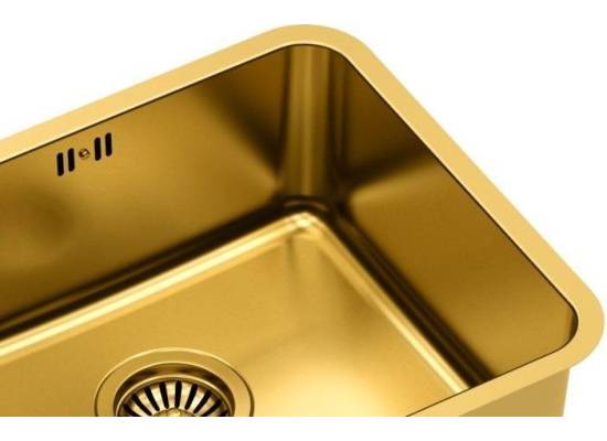 __WYSYŁKA 48H*__ | Zlew QUADRON NICOLAS GOLD (złoty szczotkowany) (KS1U4035PVDG1_G1)