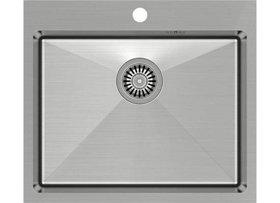 __WYSYŁKA 48H*__ | Zlew QUADRON RUSSEL 110 INOX (stal szczotkowana) (HB7910BS)