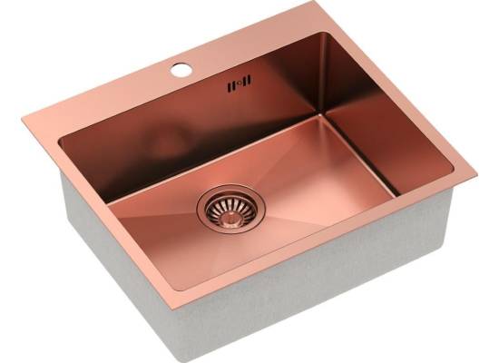 __WYSYŁKA 48H*__ | Zlew QUADRON RUSSEL 110 COPPER (miedź szczotkowana) (HB7910PVDBSC1)