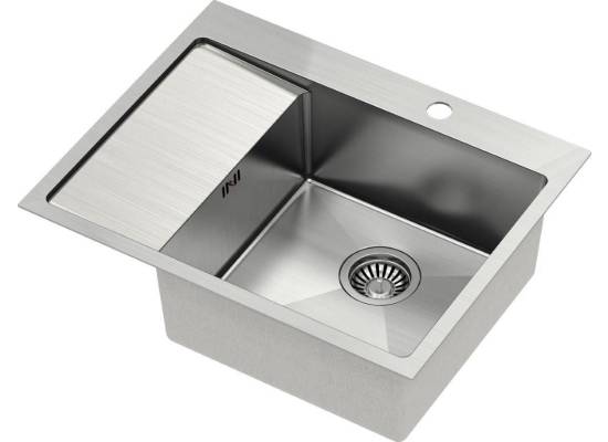 __WYSYŁKA 24H*^__ | Zlew QUADRON RUSSEL 116 | komora PRAWA | INOX (stal szczotkowana) (HB7911-RBS)