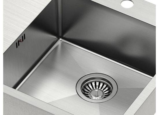 __WYSYŁKA 24H*^__ | Zlew QUADRON RUSSEL 116 | komora PRAWA | INOX (stal szczotkowana) (HB7911-RBS)