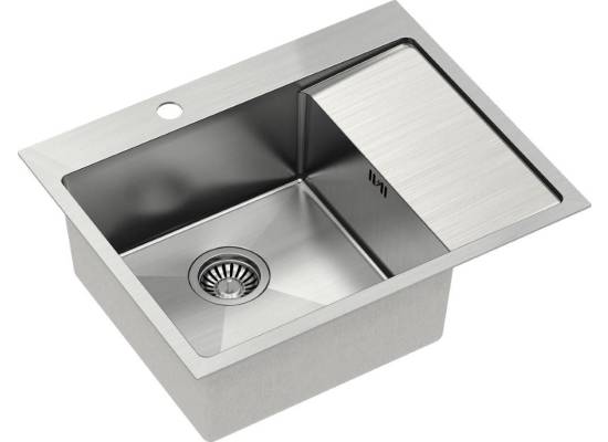 __WYSYŁKA 24H*^__ | Zlew QUADRON RUSSEL 116 | komora LEWA | INOX (stal szczotkowana) (HB7911BS)
