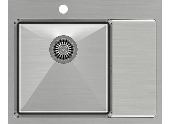 __WYSYŁKA 24H*^__ | Zlew QUADRON RUSSEL 116 | komora LEWA | INOX (stal szczotkowana) (HB7911BS)