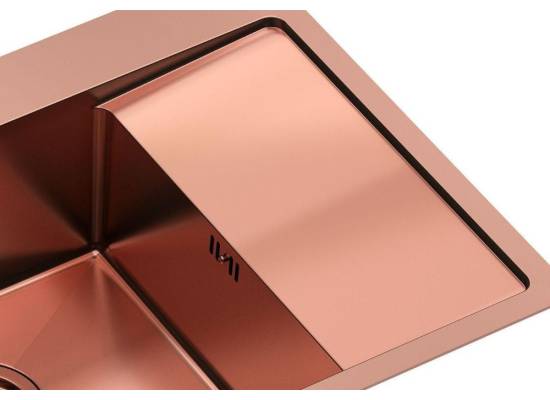 __WYSYŁKA 48H*__ | Zlew QUADRON RUSSEL 116 COPPER (miedź szczotkowana) (HB7911PVDBSC1)