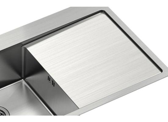 __WYSYŁKA 48H*__ | Zlew QUADRON RUSSEL 111 | komora LEWA | INOX (stal szczotkowana) (HB7912BS)