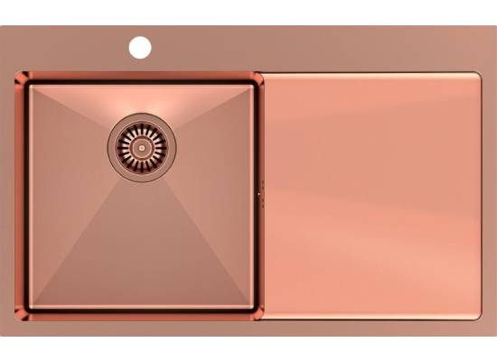 __WYSYŁKA 48H*__ | Zlew QUADRON RUSSEL 111 COPPER (miedź szczotkowana) (HB7912PVDBSC1)