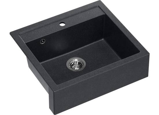__WYSYŁKA 48H*__ | Zlew farmerski QUADRON BILL 110 BLACK DIAMOND (czarny metalik) (HCQB6054U8_BS)