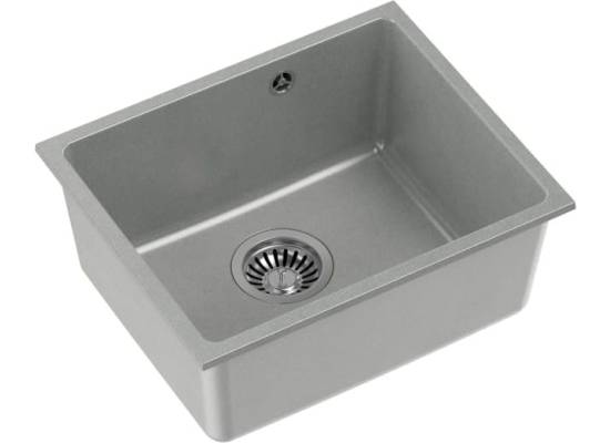 Zlew QUADRON ALEC 40 SILVER STONE (szary) (HQA4640SZK)