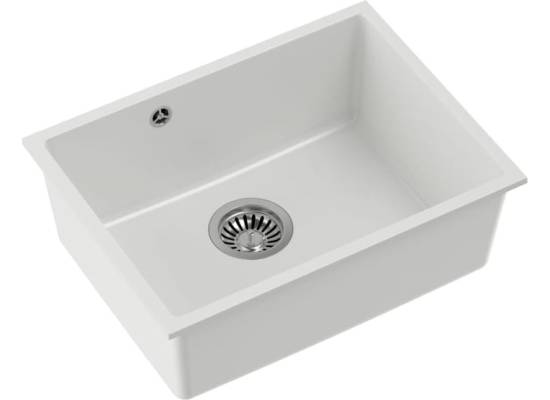 __WYSYŁKA 24H*^__ | Zlew QUADRON ALEC 50 SNOW WHITE (biały) (HQA5340BIK)
