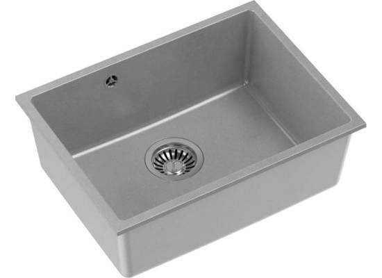 __WYSYŁKA 48H*__ | Zlew QUADRON ALEC 50 SILVER STONE (szary) (HQA5340SZK)