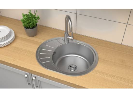 __WYSYŁKA 48H*__ | Zlew QUADRON JIM 216 stal LEN (HD216LEN5745)