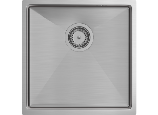 __WYSYŁKA 48H*__ | Zlew QUADRON ANTHONY 50 INOX (stal szczotkowana) (MF4444BS)