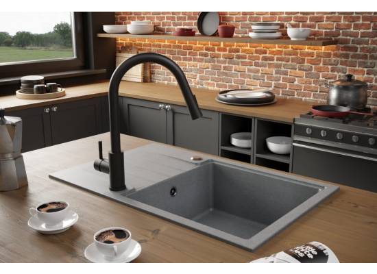__WYSYŁKA 48H*__ | Zlew QUADRON PETER 111 SNOW WHITE (biały) (HCQP7850BIK)