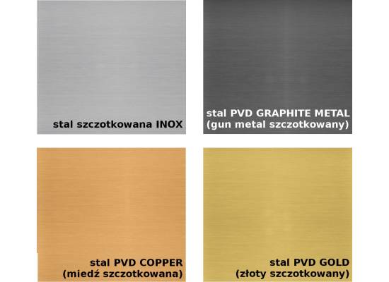 __WYSYŁKA 48H*__ | Zlew QUADRON ANTHONY 50 INOX (stal szczotkowana) (MF4444BS)