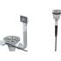 QUADRON SYFON PUSH-2-OPEN DO ZLEWOZMYWAKÓW ZE STALI stalowy