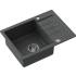 Zlew QUADRON JOHNNY 116 BLACK DOTTED (czarny nakrapiany) (HCQJ6044CZK)
