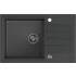 __WYSYŁKA 48H*__ | Zlew QUADRON PETER 111 BLACK DOTTED (czarny nakrapiany) (HCQP7850CZK)