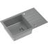 __WYSYŁKA 48H*__ | Zlew QUADRON PETER 111 SILVER STONE (szary) (HCQP7850SZK)