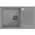 __WYSYŁKA 48H*__ | Zlew QUADRON PETER 111 SILVER STONE (szary) (HCQP7850SZK)