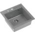 __WYSYŁKA 48H*__ | Zlew QUADRON PETER 110 SILVER STONE (szary) (HCQP5052SZK)