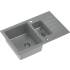 __WYSYŁKA 48H*__ | Zlew QUADRON PETER 156 SILVER STONE (szary) (HCQP57850SZK)