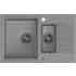__WYSYŁKA 48H*__ | Zlew QUADRON PETER 156 SILVER STONE (szary) (HCQP57850SZK)