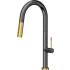 __WYSYŁKA 48H*__ | Bateria QUADRON FELICITY PULL-OUT GRAPHITE METAL (gun metal) + ZŁOTY (3623521_T1PVDG1)