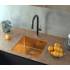 __WYSYŁKA 48H*__ | Zlew QUADRON ANTHONY 50 INOX (stal szczotkowana) (MF4444BS)