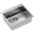 __WYSYŁKA 48H*__ | Zlew QUADRON RUSSEL 110 INOX (stal szczotkowana) (HB7910BS)