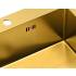__WYSYŁKA 48H*__ | Zlew QUADRON RUSSEL 110 GOLD (złoty szczotkowany) (HB7910PVDBSG1)