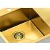 __WYSYŁKA 48H*__ | Zlew QUADRON RUSSEL 116 GOLD (złoty szczotkowany) (HB7911PVDBSG1)