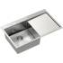 __WYSYŁKA 48H*__ | Zlew QUADRON RUSSEL 111 | komora LEWA | INOX (stal szczotkowana) (HB7912BS)