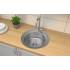 Zlew QUADRON HUGO 210 stal SATYNA (HD210SAT4936)