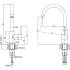 Zestaw QUADRON | HUGH 116 szkło CZARNE + bateria NAOMI czarny połysk (ST3564SC1BS-BW7059CZP)