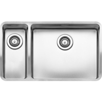 Zlew REGINOX OHIO 18X40 + 50X40 stal INOX MAT (R15704)