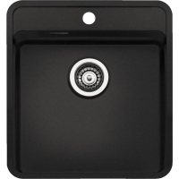 Zlew REGINOX OHIO 40X40 TAPWING stal JET BLACK (czarny mat) (R32701)