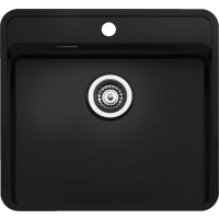 Zlew REGINOX OHIO 50X40 TAPWING stal JET BLACK (czarny mat) (R32695)