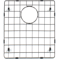 Ruszt dolny REGINOX do zlewu MIAMI 40x40 GUN METAL (grafit szczotkowany) (R30639)