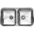 __WYSYŁKA 24H*__ | Zlew REGINOX HALIFAX L stal INOX MAT (R17357)